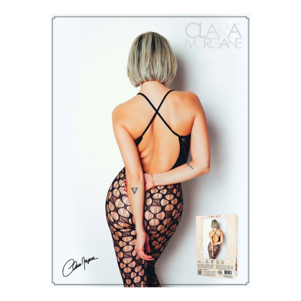 Bodystocking  en résille avec maille  large - Le Numéro 11 - Collection Bodystocking 
